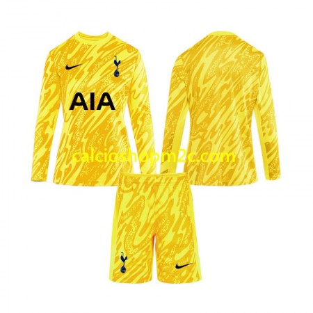 Tottenham Hotspur Portiere Bambino Maglia Prima 2024/2025 Manica Lunga